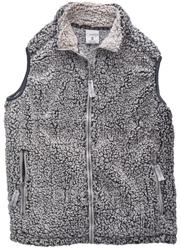 J America Ladies Epic Sherpa Vest. Decorated in seven days or less.