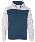 J America Melange Color Blocked Hoodie