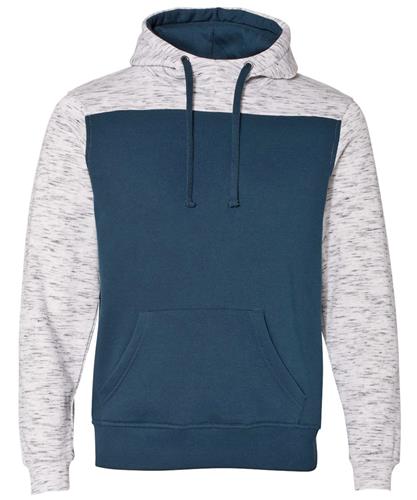 J America Melange Color Blocked Hoodie