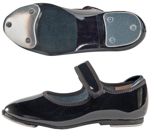 tan velcro tap shoes