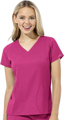 WonderTech Women's Tech V-Neck Top. Embroidery is available on this item.