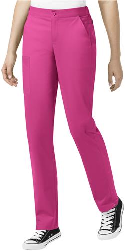 WonderFlex Women's Sky Stylized Pocket Pant. Embroidery is available on this item.