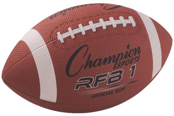 Champion Sports RFB4 Pee Wee Size Rubber Football for sale online 