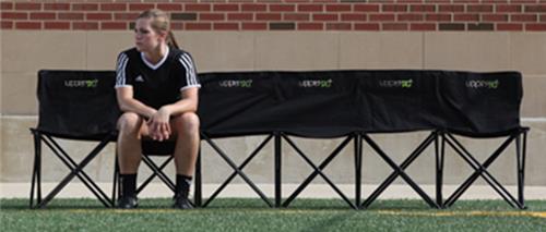 Upper 90 Fold Up Players 6 Seat Bench - Closeout