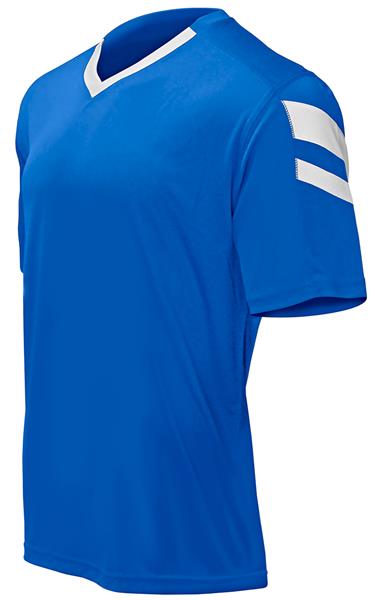 Epic Adult Munich V-Neck Blue/White Soccer Jersey S