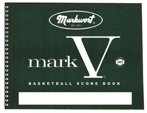 Mark V Basketball Scorebooks 30 Games (Not Approved for High School Games)