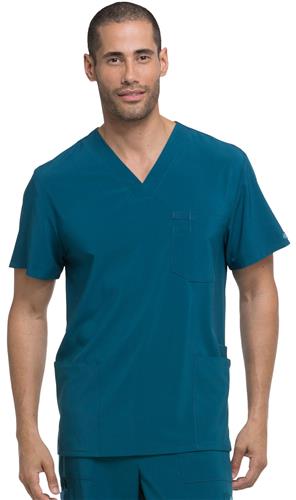 Dickies EDS Essentials Mens V-Neck Scrub Top. Embroidery is available on this item.