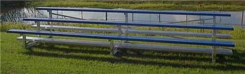 Pevo Sports 3-Row Aluminum Bleachers. Free shipping.  Some exclusions apply.