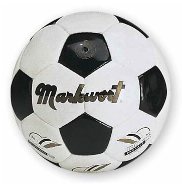 Markwort Synthetic Black & White Soccer Balls