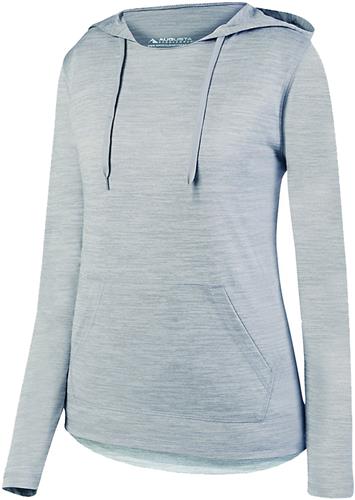 Augusta Ladies Shadow Tonal Heather Hoodie. Decorated in seven days or less.