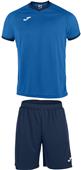 Joma Academy T-Shirt & Shorts Strip Soccer Set Joma Academy T-Shirt & Shorts Strip Soccer Set