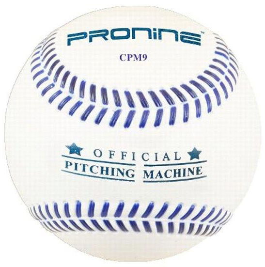 E128957 Pro Nine Baseball 9" Composite Pitching Machine Balls (DZ)