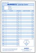 Pro Nine Baseball Line-Up Cards (set)