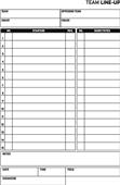 Champro Baseball Line-Up Cards (pack of 12)