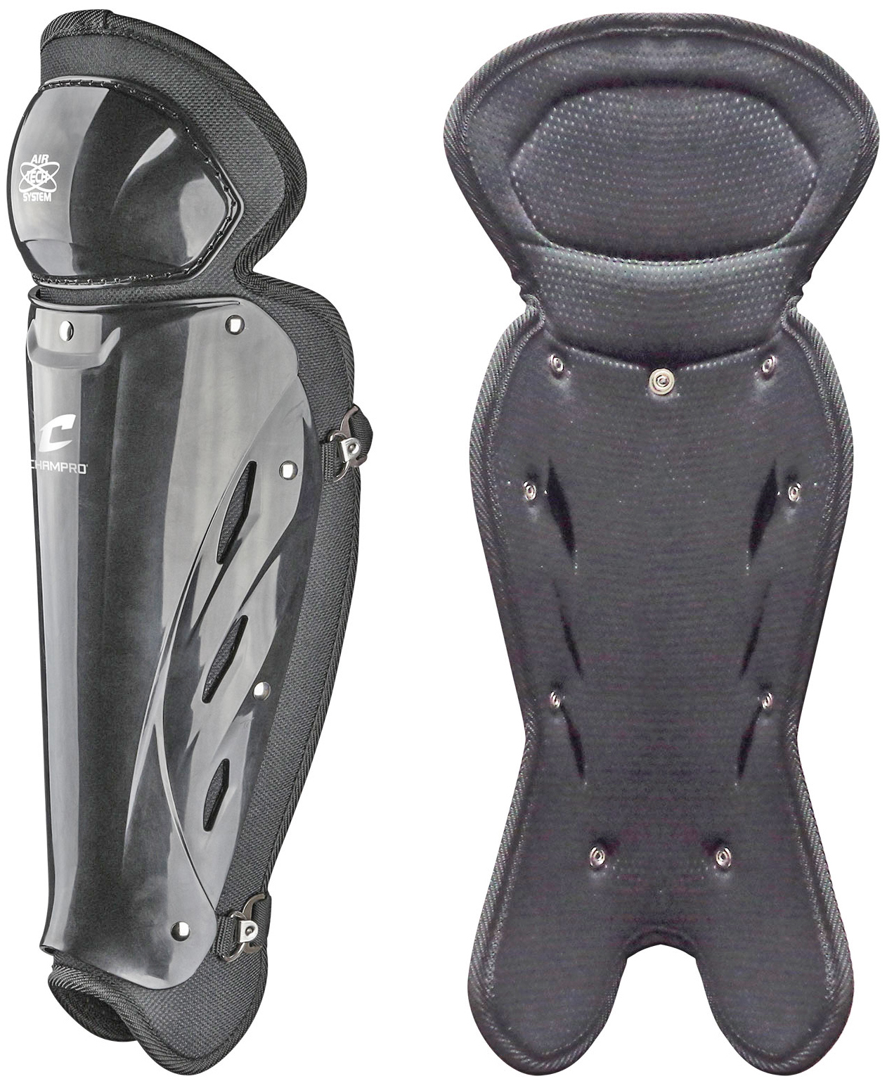 E129242 Champro Umpire Single Knee Leg Guard (pair)