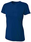 Womens Mock Neck Performance Cap-Sleeve Shirt CO Womens Mock Neck Performance Cap-Sleeve Shirt CO