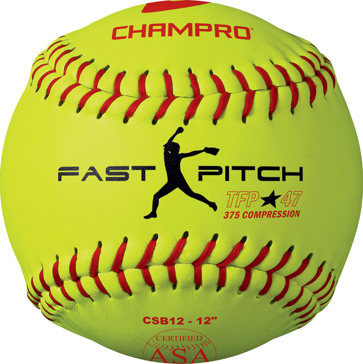 E129277 Champro Asa Tournament Fast Pitch Softballs (dz)