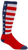 AMERICA FLAG - Cute Novelty Fun Design Kneehigh/OTC Socks PAIR