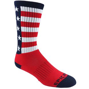 AMERICA FLAG - Cute Novelty Fun Design Knee-High Socks (1-Pair)