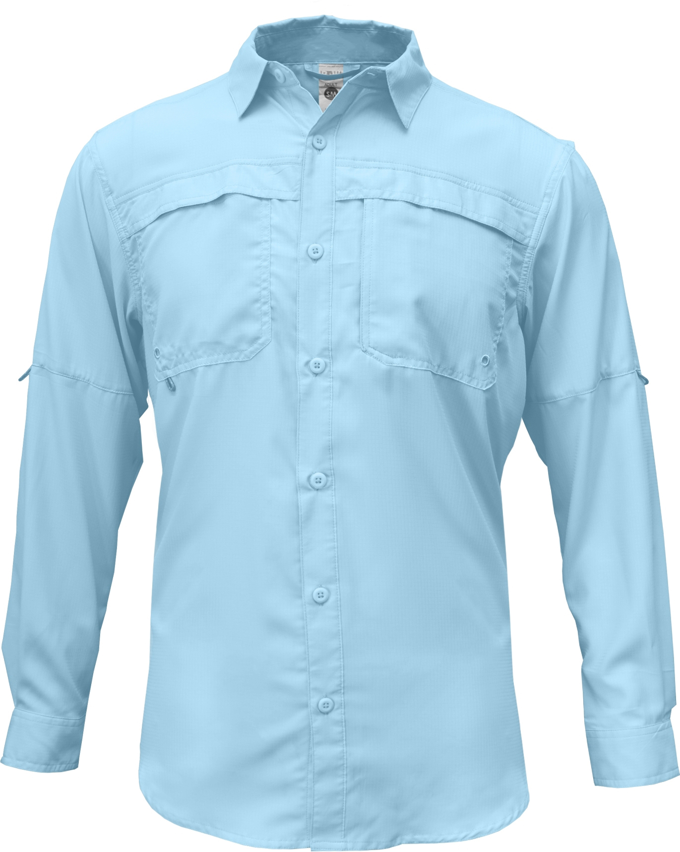 E129410 Baw Adult Long Sleeve Fishing Shirt