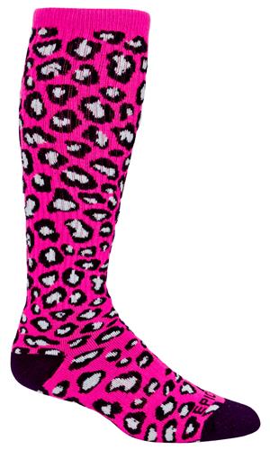 LEOPARD SPOTS - Cute Novelty Fun Design Knee-High Socks (1-Pair)
