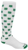 LOTS "O" SHAMROCKS - Cute Novelty Fun Design Knee-High Socks (1-Pair)