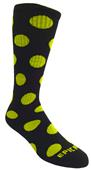 POLKA DOTS - Cute Novelty Fun Design Crew-Socks (1-Pair)