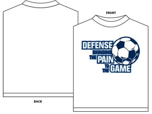 Utopia Sports Bring the Pain Soccer T-Shirt