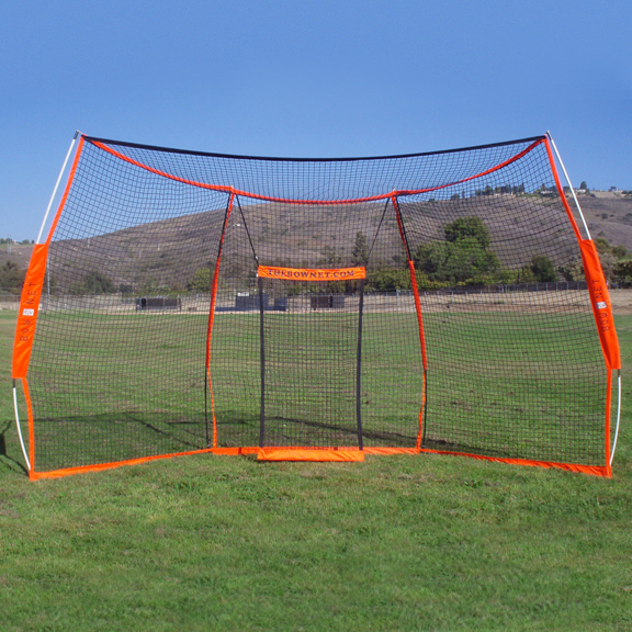 E12981 9.5'x17.5' Portable Baseball Backstop