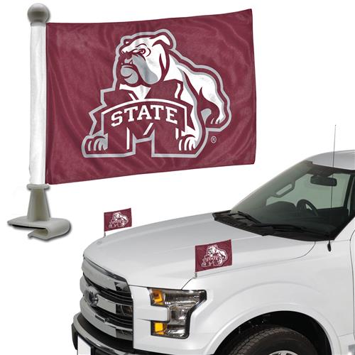 BSI Collegiate Bulldogs Ambassador Car Flag (Set)