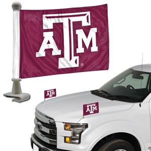 BSI Collegiate Texas A&M Ambassador Car Flag (Set)