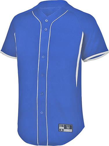 Holloway Adult/Youth Full-Button Baseball Jersey. Decorated in seven days or less.