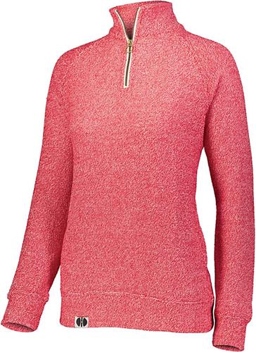 Holloway Ladies Cuddly 1/4 Zip Pullover. Decorated in seven days or less.