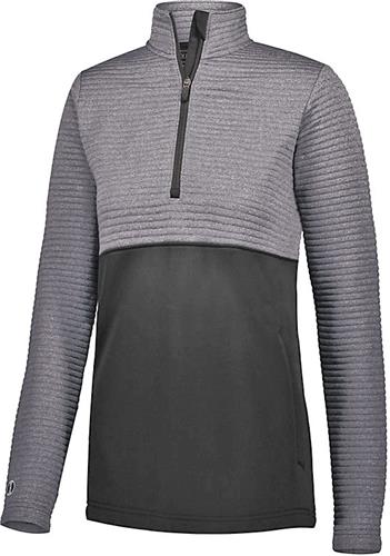 Holloway Ladies 3D Regulate Half Zip Pullover. Decorated in seven days or less.