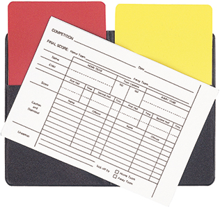 Markwort Referee Cards w/Wallet