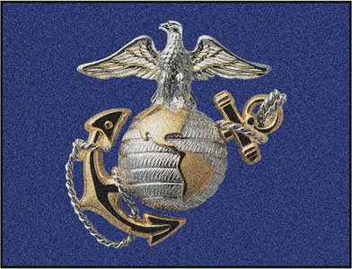 Fan Mats US Marines 3D Logo All-Star Mat