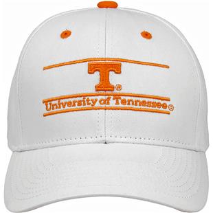 White, Tennessee Volunteers Adult Game Bar Adjustable Hat
