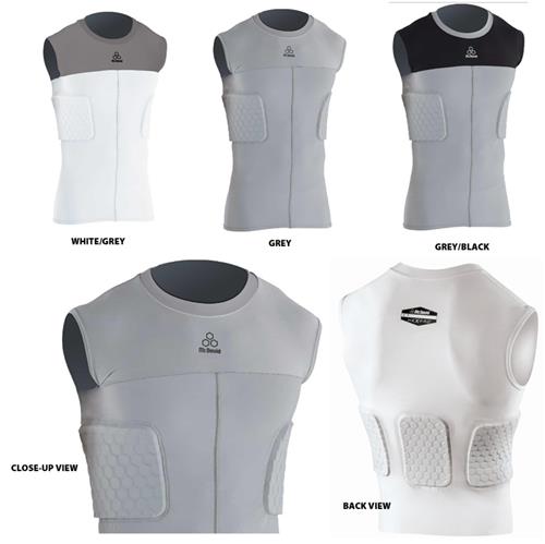 HexPad Sleeveless 3-Pad Rib Body Sports Shirts