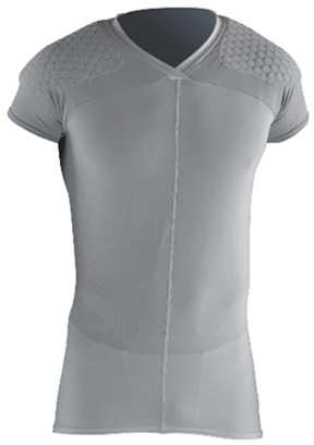Men HexPad Cap Sleeve Shoulder Body Sports Shirts