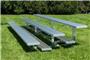 NRS 3 Row Non Elevated Galvanized Bleachers NB-03