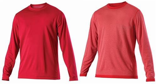 Alleson Youth Long Sleeve Reversible Cooling Shirt - C/O
