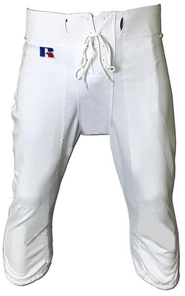 Russell 126PKMK Adult Game Football Pants White X-Small 24-26" 