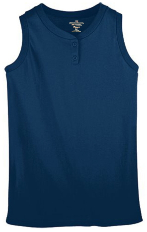 Womens Sleeveless Softball Jersey (WXS - White,Grey,Maroon,Gold) (WM-Purple, WL-Forest). Decorated in seven days or less.