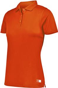 Womens Small WS "GOLD" Short Sleeve Cooling Essential Polo Shirt - CO. Embroidery is available on this item.