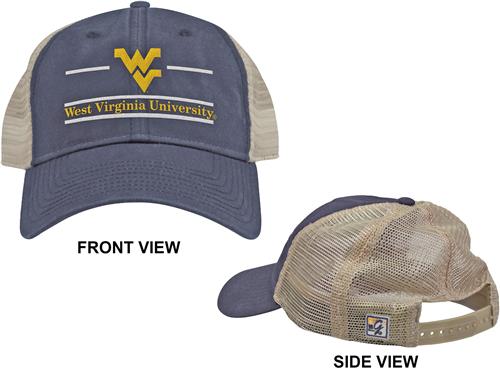 The Game West Virginia Snapback Split Bar Cap (dz)