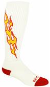 FLAME - Cute Novelty Fun Design Knee-High Socks (1-Pair)