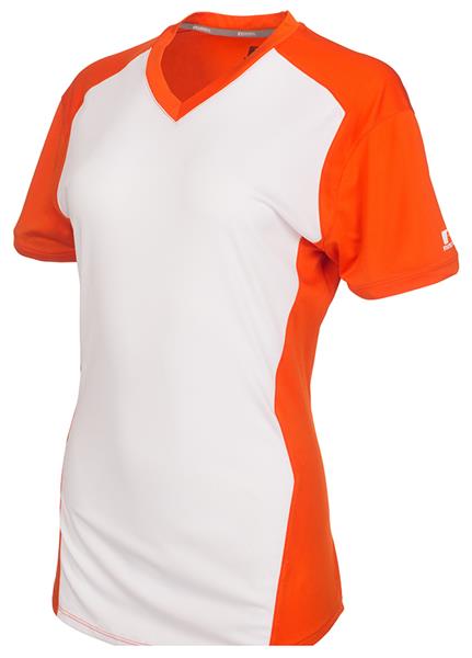 women softball v-neck jersey - sublimated v-neck jersey