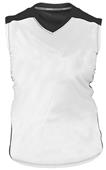 Womens V-Neck Sleeveless Softball Jersey (White w/Black,Orange,Cardinal,Forest,Navy,Purple,Royal,Red