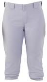Russell Womens Small (WS - GREY) Knicker Low Rise Softball Pants C/O