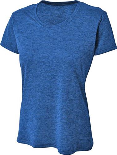 A4 Womens Inspire Tonal Space Dye Performance Tee